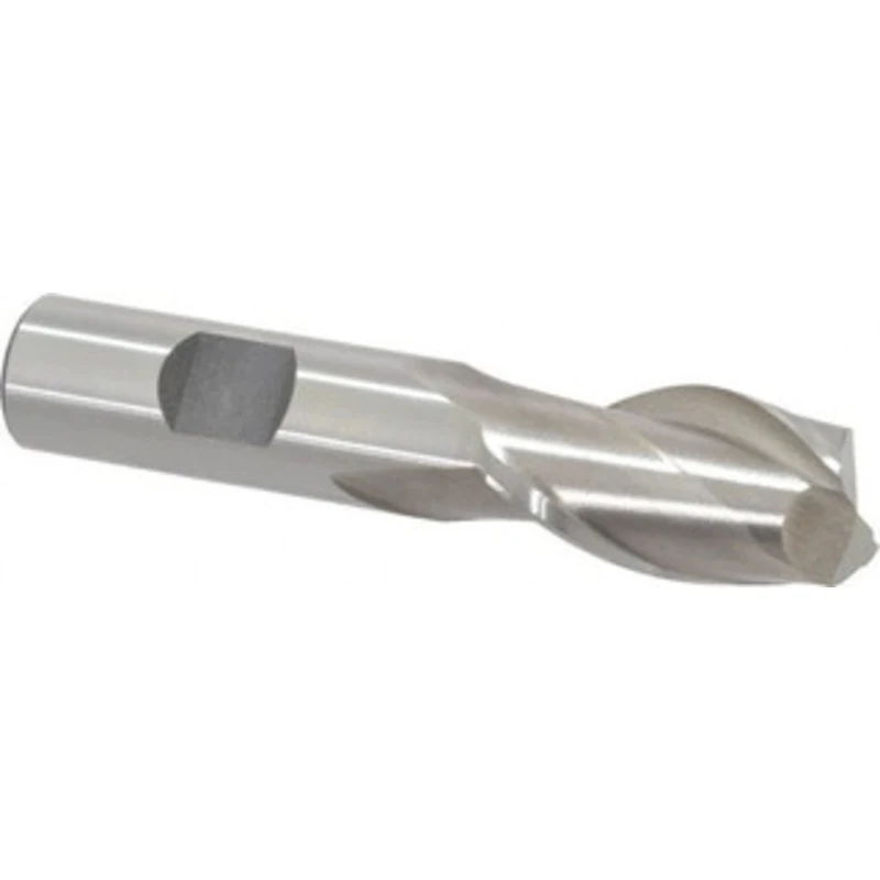 Value Collection 3/4, 1-5/16 LOC, 5/8 Shank Diam, 3-7/16 OAL, 2 Flute, Cobalt Square End Mill Single End, Uncoated, S...